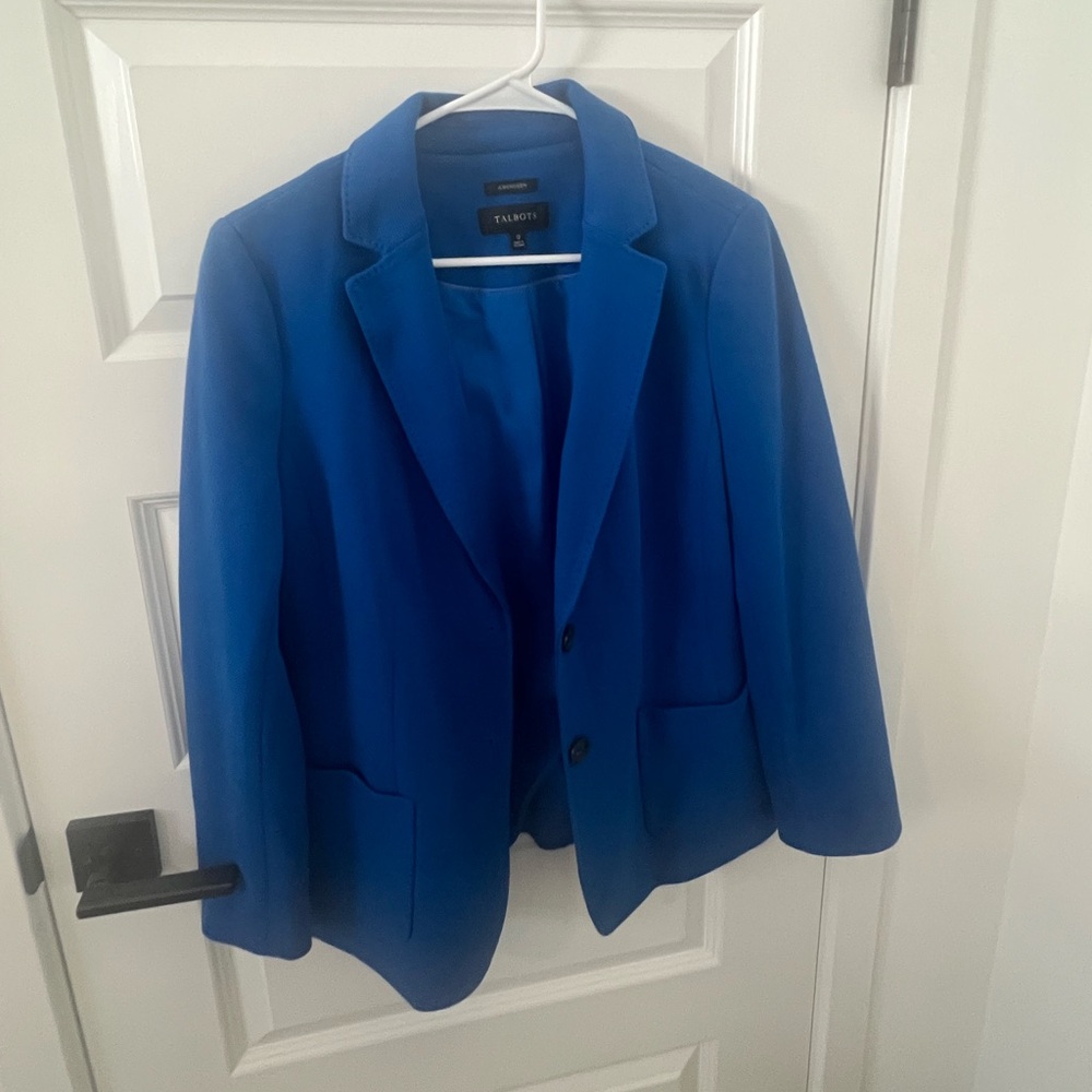 Talbots Vibrant Blue Blazer